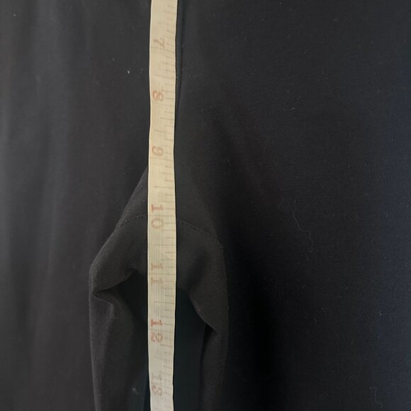 Quince Ultra-Stretch Ponte Straight Leg Pants Knit Fitted in Black Size Small - Picture 12 of 13